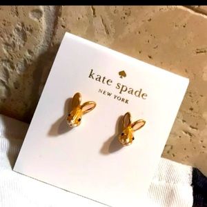 New! Kate Spade Rabbit Stud Earrings